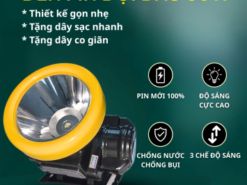 ĐÈN LED ĐẶNG NGUYỄN RA MẮT SẢN PHẨM MỚI: ĐÈN PIN ĐỘI ĐẦU 60W