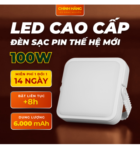 Bóng đèn sạc tích điện công suất lớn - 100W