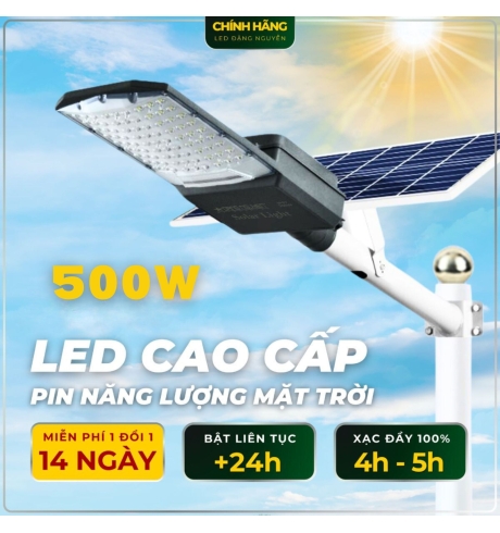 Đèn đường năng lượng Đặng Nguyễn 500W | DS4500