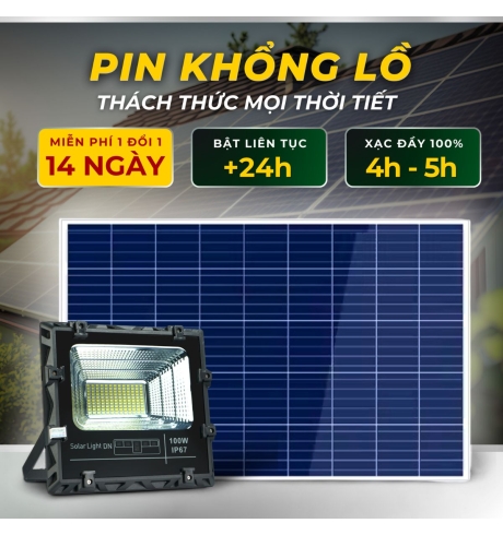 Đèn Pha Năng Lượng DN | DN2100