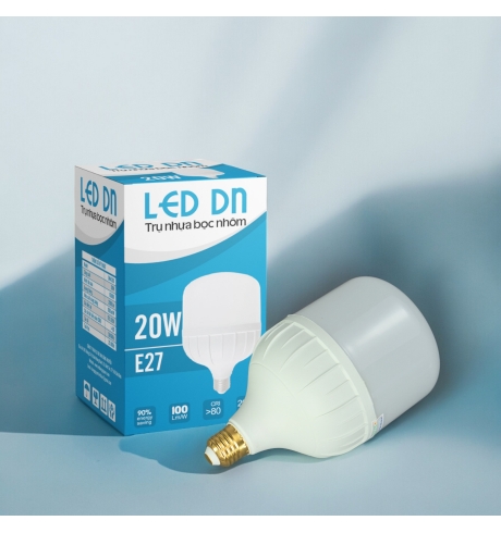 Đèn Led Trụ Nhựa Bọc Nhôm (Hộp Xanh Dương) | DN420D