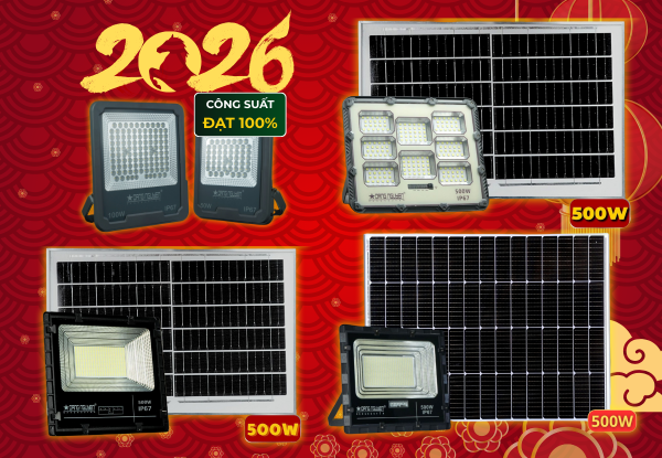 Đèn Pha Năng Lượng Mặt Trời - PHA ĐIỆN