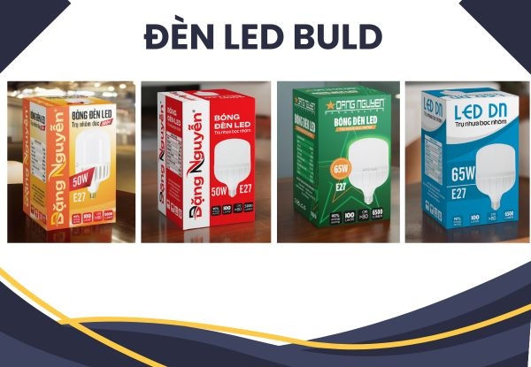 Đèn Led Trụ Nhựa Bọc Nhôm 