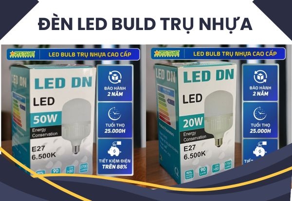 Đèn Led Trụ Nhựa DN