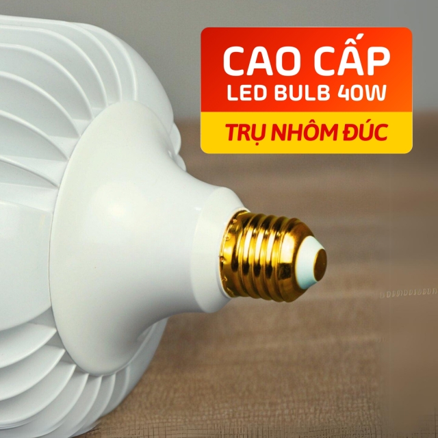 Bóng đèn led trụ nhôm CAO CẤP 40W | DN140D