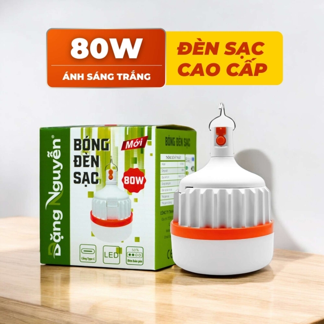 Bóng đèn sạc tích điện công suất lớn - 80W
