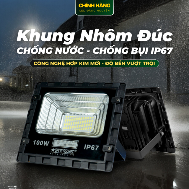 Đèn Pha Năng Lượng Đặng Nguyễn Cao Cấp | DS3100