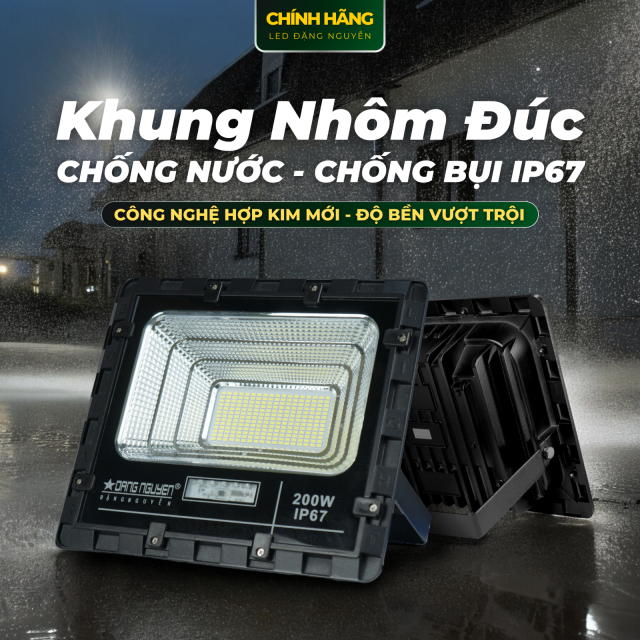 Đèn Pha Năng Lượng Đặng Nguyễn Cao Cấp | DS3200