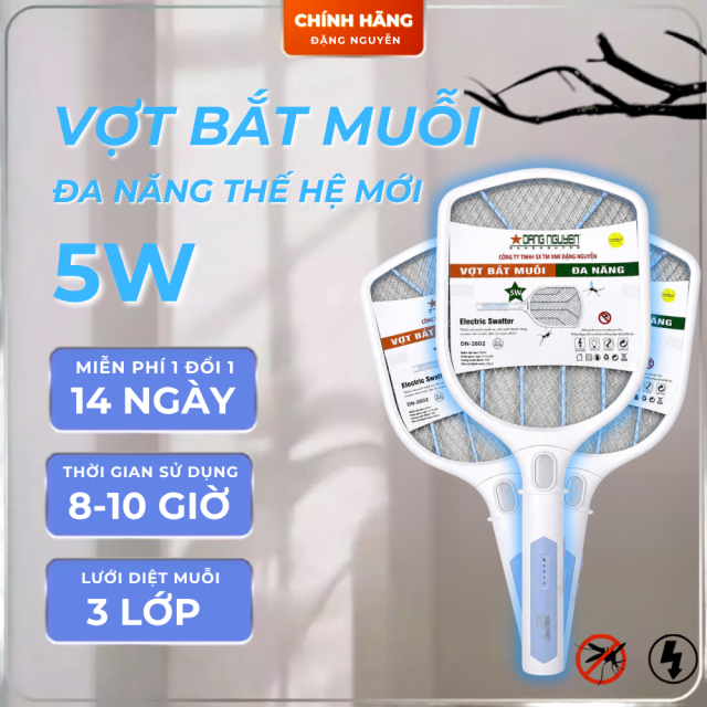 VỢT MUỖI 5W ĐẶNG NGUYỄN