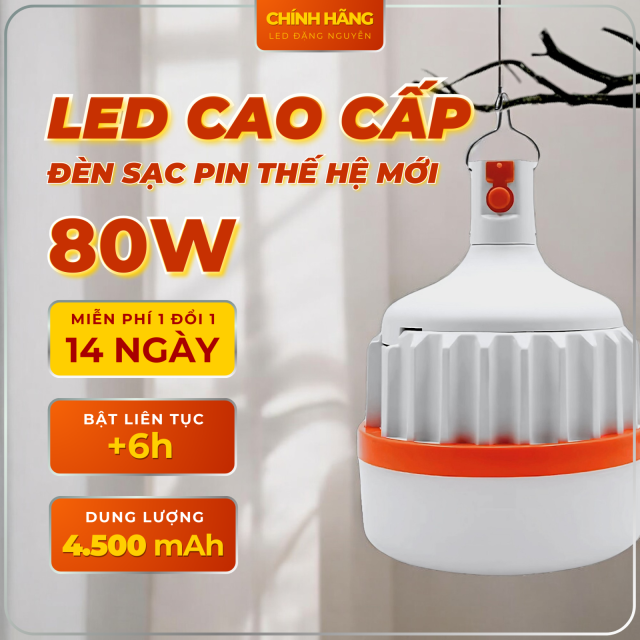 Bóng đèn sạc tích điện - 80W