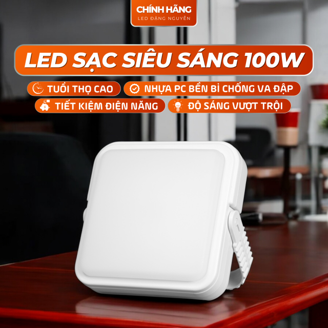 Bóng đèn sạc tích điện công suất lớn - 100W