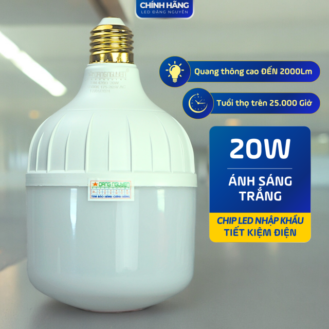 Đèn Led Trụ Nhựa Bọc Nhôm (Hộp Xanh Dương) | DN420D