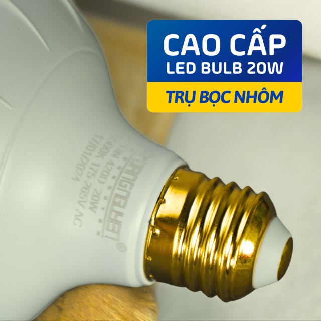 Đèn Led Trụ Nhựa Bọc Nhôm (Hộp Xanh Dương) | DN420D