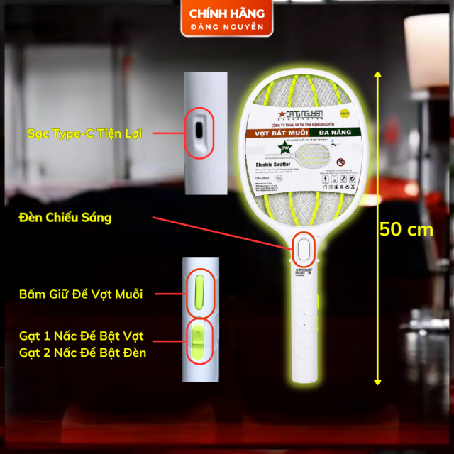VỢT MUỖI 3W ĐẶNG NGUYỄN