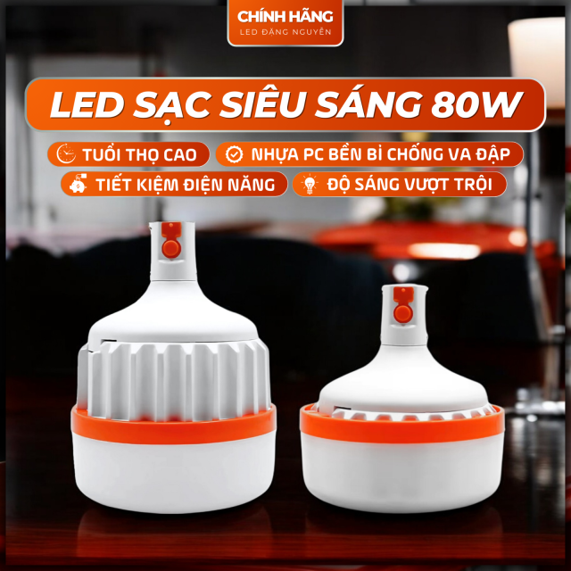 Bóng đèn sạc tích điện - 80W