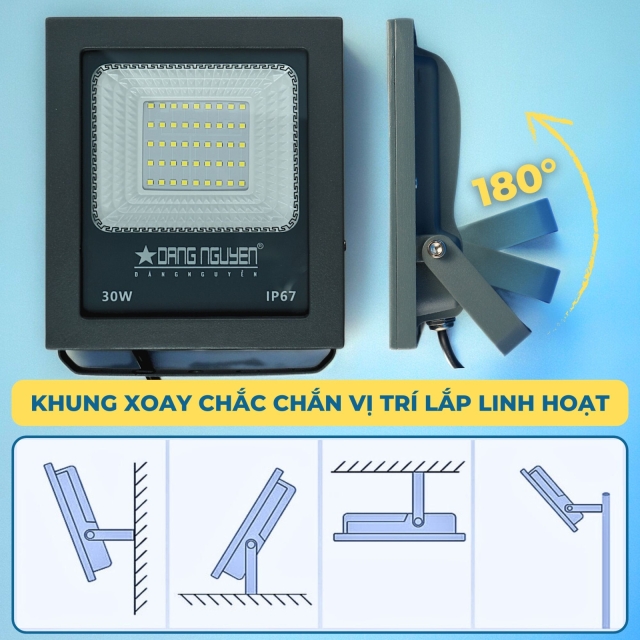 Đèn led pha 30W | LD030D