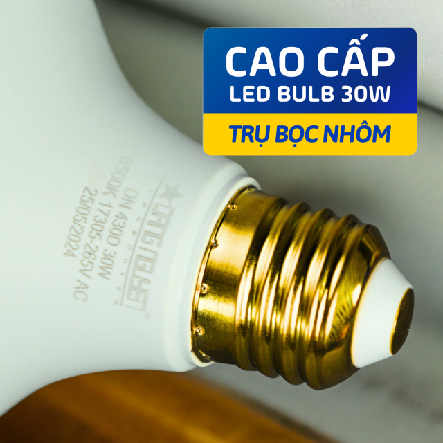 Đèn Led Trụ Nhựa Bọc Nhôm (Hộp Xanh Dương) | DN430D