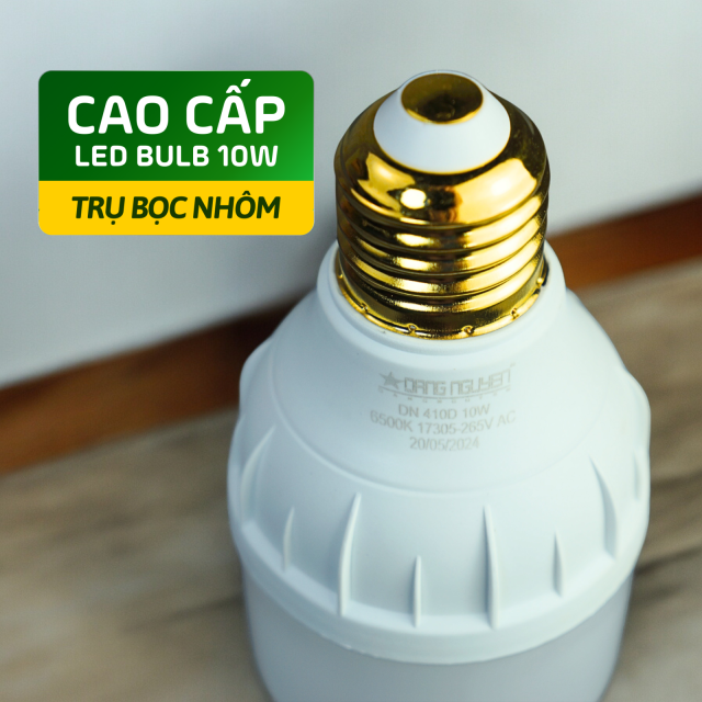 Đèn Led Trụ Nhựa Bọc Nhôm (Hộp Xanh Lá) | DN410D