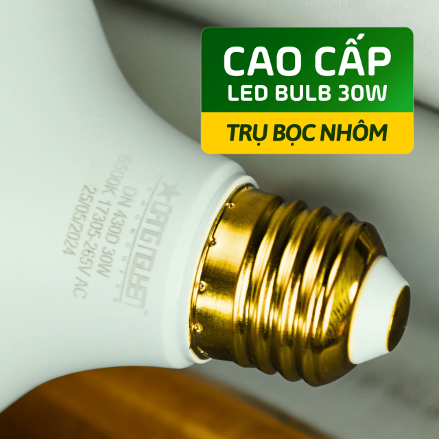 Đèn Led Trụ Nhựa Bọc Nhôm (Hộp Xanh Lá) | DN430D