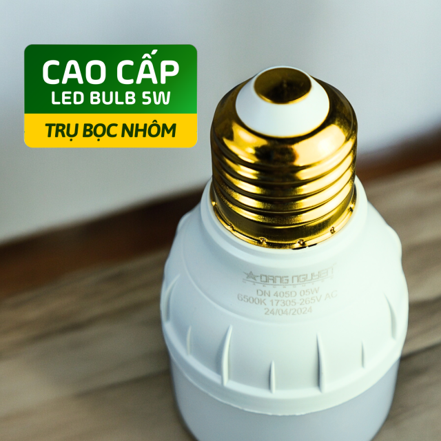 Đèn Led Trụ Nhựa Bọc Nhôm (Hộp Xanh Lá) | DN405D