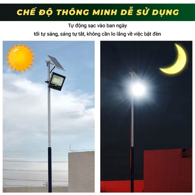 Đèn Pha Năng Lượng Đặng Nguyễn Cao Cấp | DS3100