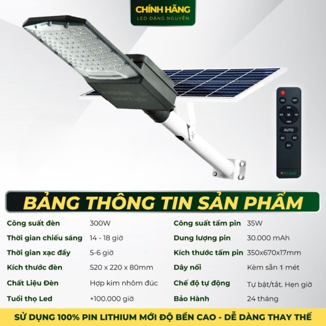 Đèn đường năng lượng Đặng Nguyễn | DS4300