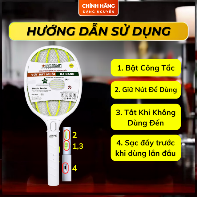 VỢT MUỖI 3W ĐẶNG NGUYỄN