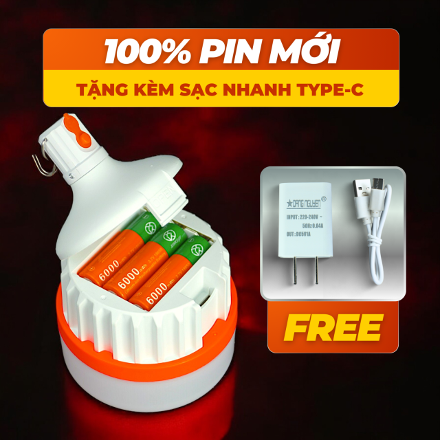 Bóng đèn sạc tích điện - 80W