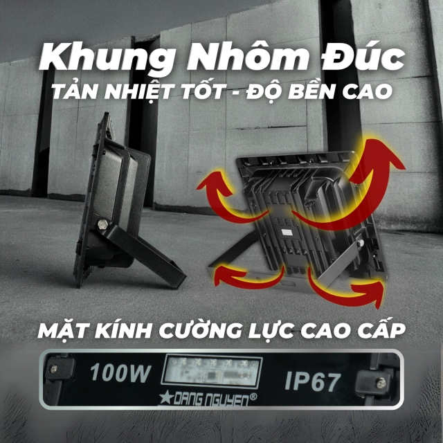 Đèn Pha Năng Lượng Đặng Nguyễn Cao Cấp | DS3100