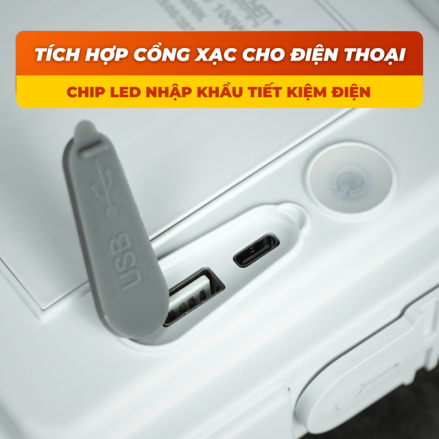 Bóng đèn sạc tích điện công suất lớn - 100W