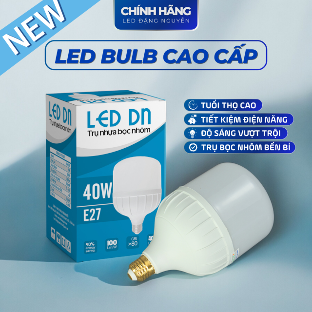 Đèn Led Trụ Nhựa Bọc Nhôm (Hộp Xanh Dương) | DN440D