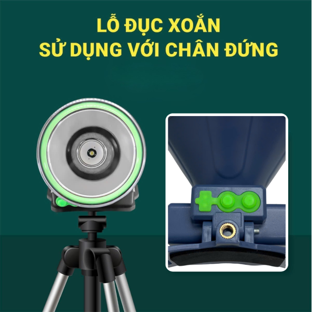 Đèn pin đội đầu 100W - Ánh sáng VÀNG | DH100D