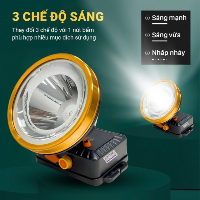 Đèn pin đội đầu 80W - Ánh sáng Trắng | DH80D 