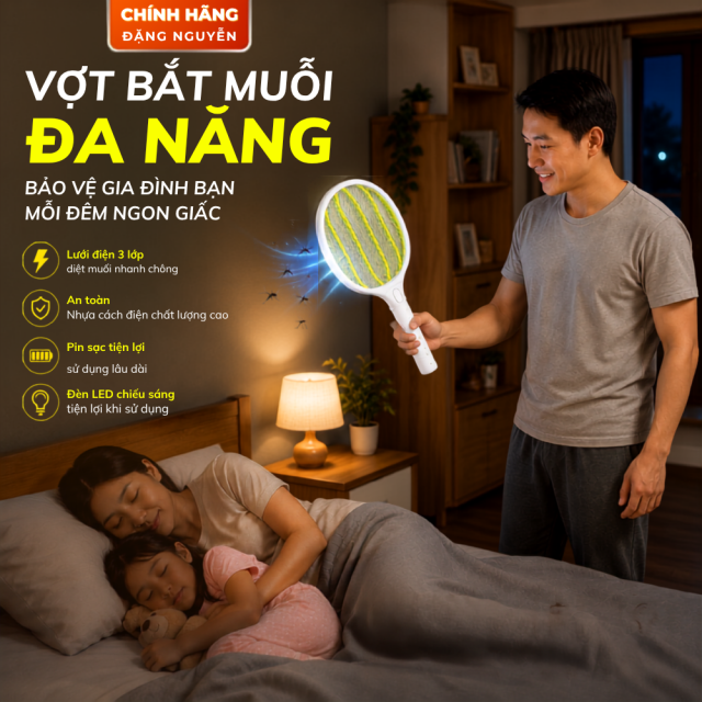 VỢT MUỖI 3W ĐẶNG NGUYỄN