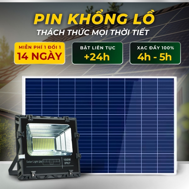 Đèn Pha Năng Lượng DN | DN2100