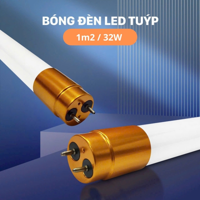 Bộ Tuýp Led thủy tinh T8 1m2 | BO32W