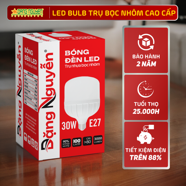 Đèn Led Trụ Nhựa Bọc Nhôm (Size Lớn) | DN430DD
