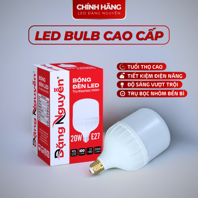 Đèn Led Trụ Nhựa Bọc Nhôm (Size Lớn) | DN420DD