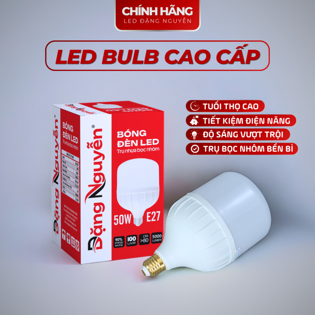 Đèn Led Trụ Nhựa Bọc Nhôm (Size Lớn) | DN450DD