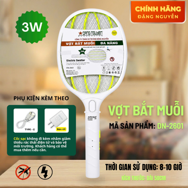VỢT MUỖI 3W ĐẶNG NGUYỄN